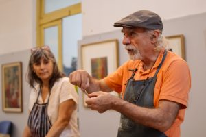 La Escuela de Arte cerró el Mes del Grabado con un taller