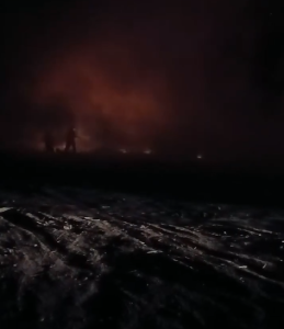 El basural, otra vez prendido fuego