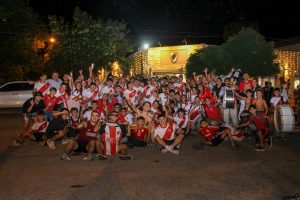 La galería del festejo de River campeón