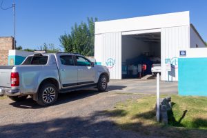 Ya está en Areco la planta móvil de la VTV