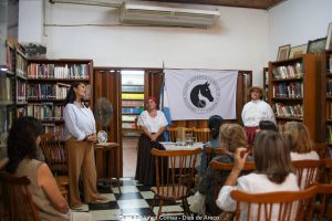 Biblioteca Belgrano se sumó al Mes de la Mujer con una charla con las Mujeres a Caballo en la Historia
