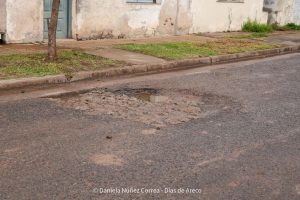 Aubaín, otra calle destruida