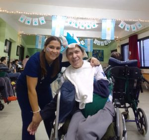 El Hogar San Camilo también se sumó a los festejos por el Mundial