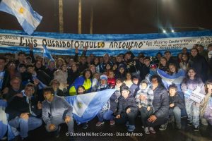 Volvió Luis García y fue recibido por su pueblo