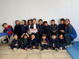 Retratos de personas importantes, de chicos de sala de 4 del Jardín Duende Azul, es el otro proyecto arequero que irá a la Feria de Ciencias provincial