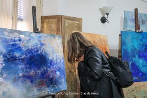 Artistas abrieron sus talleres para recibir a vecinos y turistas