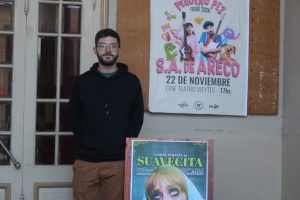 Santiago Colatruglio incursiona en la producción teatral y presentará «Suavecita» en el Cine Vieytes