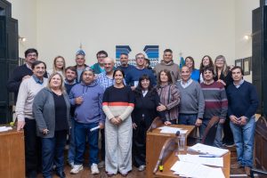 Concejo Deliberante homenajeó a estudiantes de herrería que hicieron nueva rampa para el ingreso a su edificio
